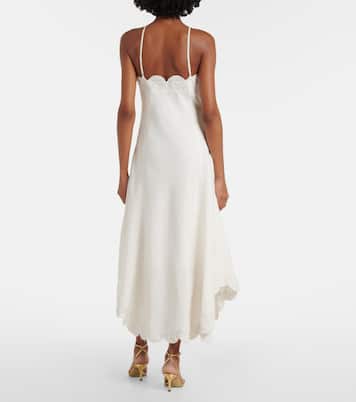 Gillian linen-blend midi dress | Simkhai