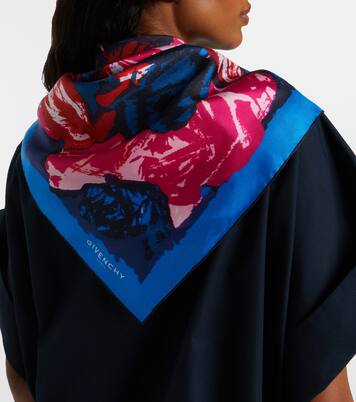 Printed silk scarf | Givenchy