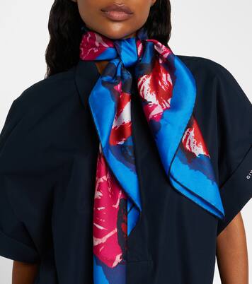 Printed silk scarf | Givenchy