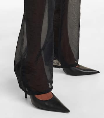 Paneled high-rise bootcut pants | Helmut Lang