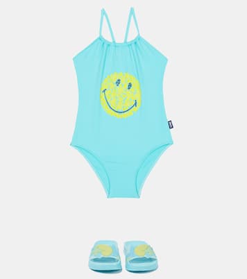 x Smiley® Gazette printed swimsuit | Vilebrequin Kids