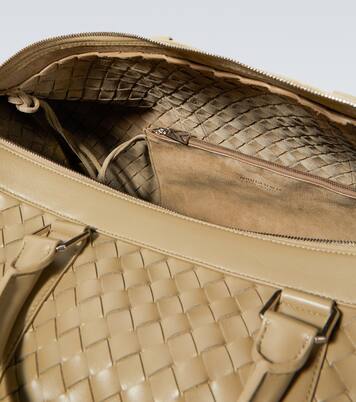 Large Intrecciato leather duffel bag | Bottega Veneta