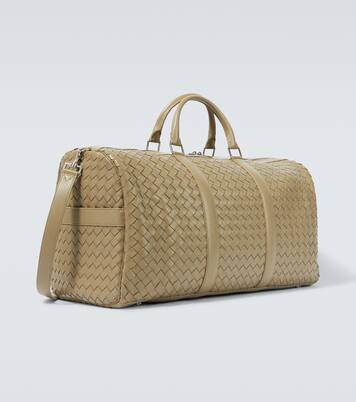 Large Intrecciato leather duffel bag | Bottega Veneta