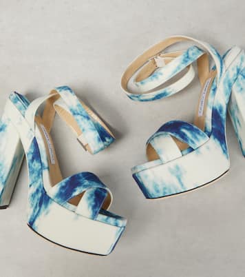 Gaia 140 platform sandals | Jimmy Choo