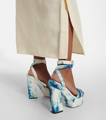 Gaia 140 platform sandals | Jimmy Choo