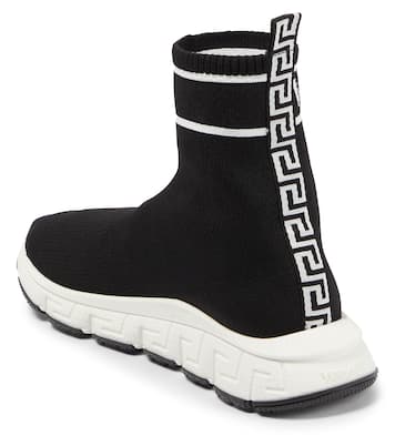 Logo sock sneakers | Versace Kids