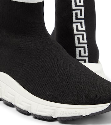 Logo sock sneakers | Versace Kids