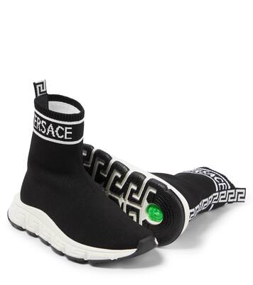 Logo sock sneakers | Versace Kids