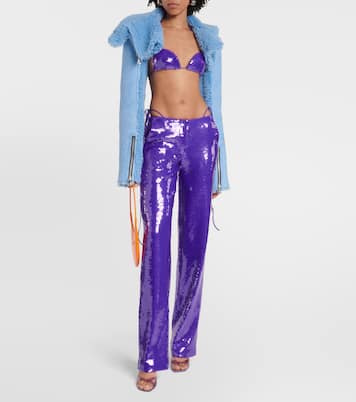 Pantalon ample à sequins | LaQuan Smith