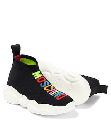 Logo sock sneakers | Moschino Kids