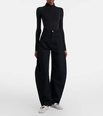 Vienne leather ballet flats | Alaïa