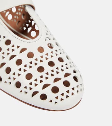 Vienne leather ballet flats | Alaïa