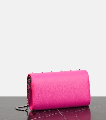 Paloma embellished leather wallet on chain | Christian Louboutin