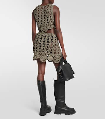 Top aus Häkelstrick | Ganni