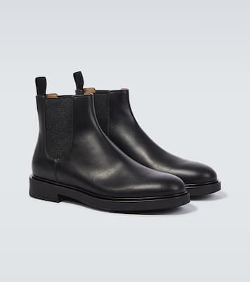 Chester 레더 앵클 부츠 | Gianvito Rossi