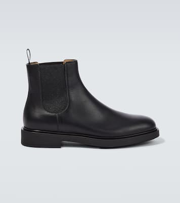 Chester 레더 앵클 부츠 | Gianvito Rossi