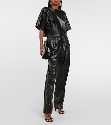 Cropped-Top Brooky aus Lederimitat | Marant Etoile