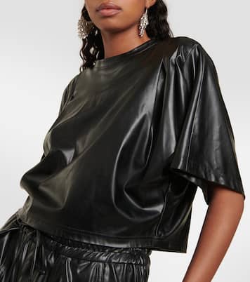 Cropped-Top Brooky aus Lederimitat | Marant Etoile