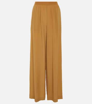 Pantalon ample Soie Hulin en crêpe de soie | Joseph
