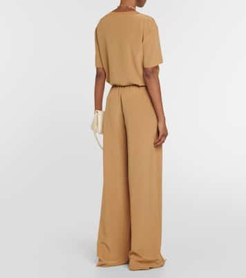 Pantalon ample Soie Hulin en crêpe de soie | Joseph