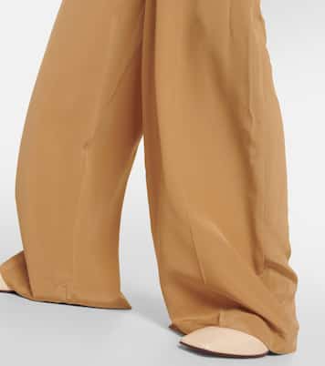 Pantalon ample Soie Hulin en crêpe de soie | Joseph