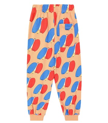 Printed cotton jersey sweatpants | Jellymallow