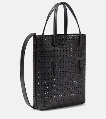 Mina Ns Vienne Wave leather tote bag | Alaïa