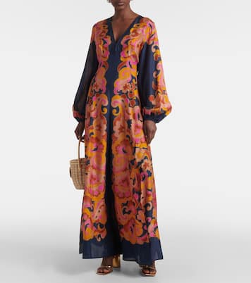 Acadian printed silk maxi dress | Zimmermann
