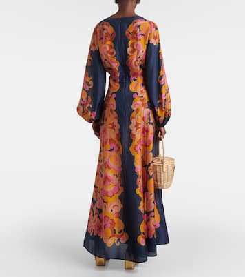 Acadian printed silk maxi dress | Zimmermann