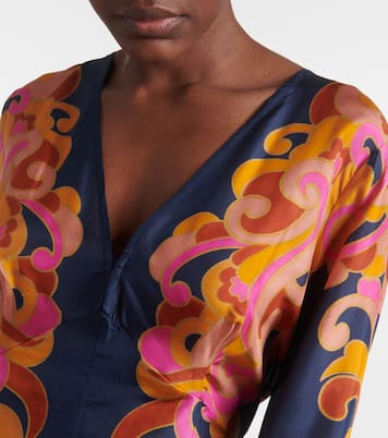 Acadian printed silk maxi dress | Zimmermann