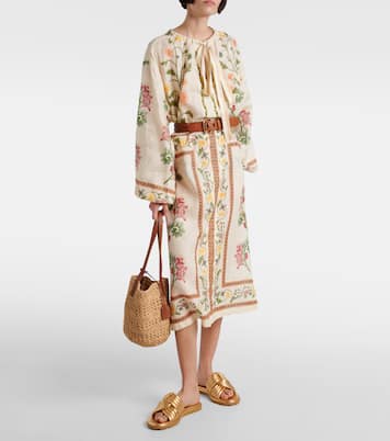 Pantoletten Ottavia aus Metallic-Leder | Gianvito Rossi