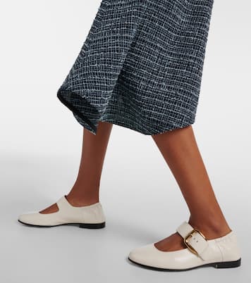 Astaire leather Mary Jane flats | Bottega Veneta