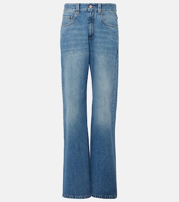 Mid-rise wide-leg jeans | Brunello Cucinelli