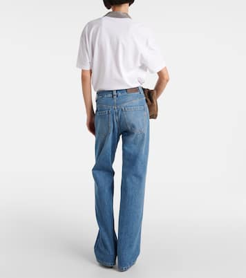 Mid-rise wide-leg jeans | Brunello Cucinelli
