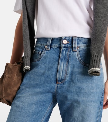 Mid-rise wide-leg jeans | Brunello Cucinelli