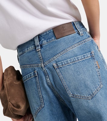 Mid-rise wide-leg jeans | Brunello Cucinelli
