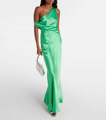 Robe Naomi aus Satin | Staud
