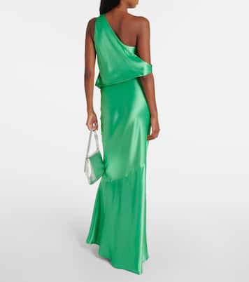 Robe Naomi aus Satin | Staud
