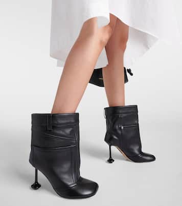 Bottines Toy Panta 90 en cuir | Loewe