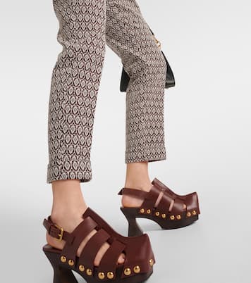 Cropped-Hose aus einem Baumwollgemisch | Etro