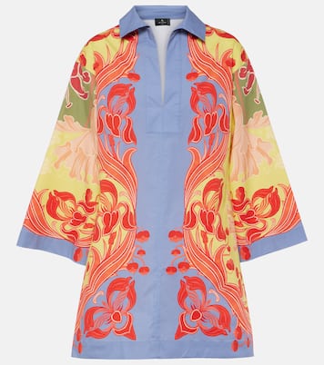 Printed cotton-blend shirt | Etro