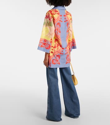 Printed cotton-blend shirt | Etro
