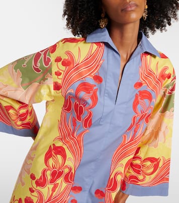 Printed cotton-blend shirt | Etro