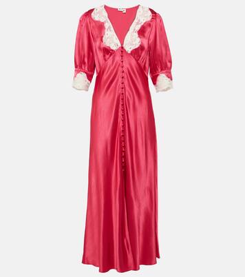 Maxikleid Simone mit Spitze | Rixo