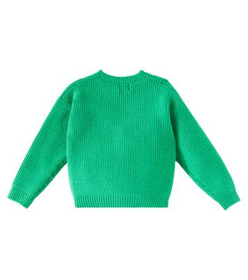 JM Flower embroidered ribbed-knit sweater | Jellymallow