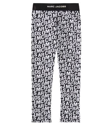 Logo cotton-blend jersey leggings | Marc Jacobs Kids