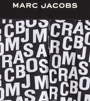 Logo cotton-blend jersey leggings | Marc Jacobs Kids