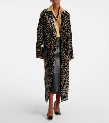 Bedruckter Mantel MLP aus Shearling | Dodo Bar Or