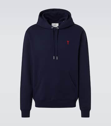 Ami De Cœur cotton fleece hoodie | Ami Paris