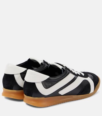Sneakers Track aus Leder mit Veloursleder | Proenza Schouler